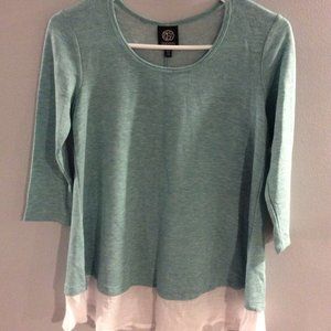 half cut sleeve top